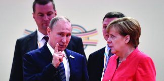 Frăţia Putin-Merkel : mod de întrebuinţare romînez Putin-Merkel