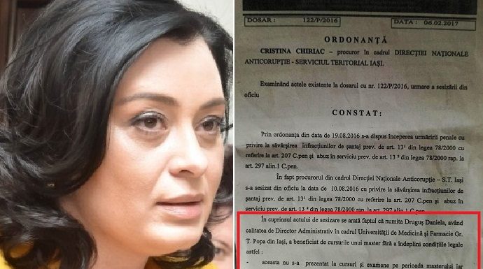 Sefa UMF a luat 10 la un examen la care nu a participat. DNA a clacat lamentabil!