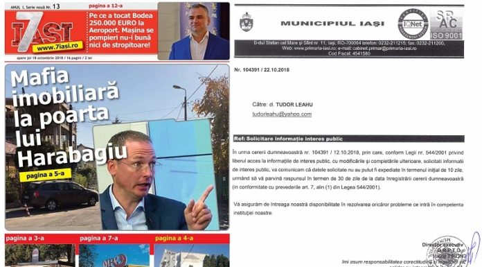7IAȘI i-a dat șah lui Chirica! De două săptămâni încearcă să acopere o golănie imobiliară