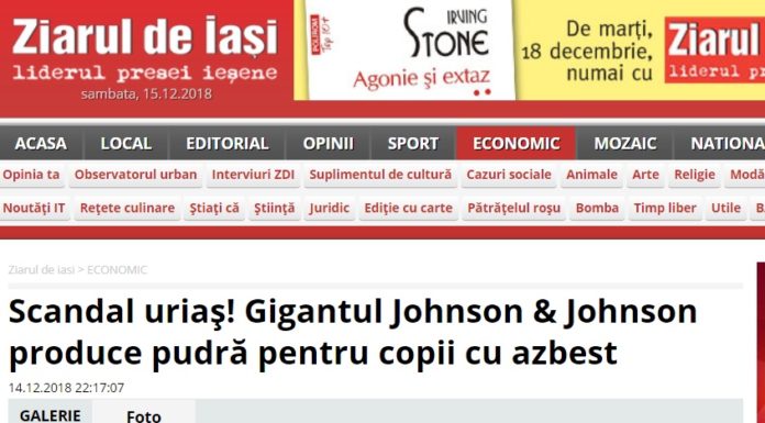 Descoperire epocală a ,, Ziarului de Iași ,, : copiii cu azbest