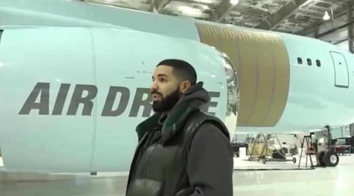 Drake a transformat un uriaş Boeing 767 cargo în propria bijuterie zburătoare pe care a botezat-o ‘Air Drake’