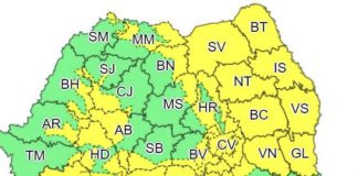 Meteorologii au emis o avertizare de viscol și ninsori valabilă până luni la ora 22.00