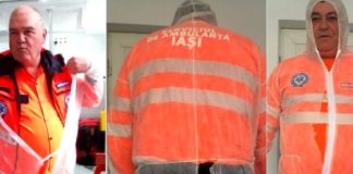 (DOCUMENT) Cum este de fapt în linia întâi. Combinezoane rupte, ambulanțieri sancționați pentru proteste