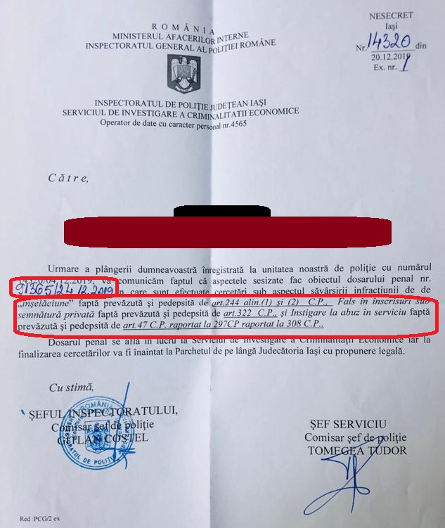 Ce Inseamna Intimat Intr un Dosar Penal dosar penal - Stiri Iasi, anchete, investigatii, interviuri si satira