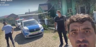 Domeniul ministrului Alexe păzit de Poliție și Jandarmerie. Activiștii, opriți și legitimați