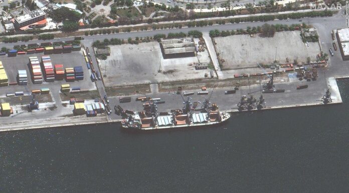 Imagini din satelit: O navă rusă cu cereale furate din Ucraina a ajuns în Siria (CNN)