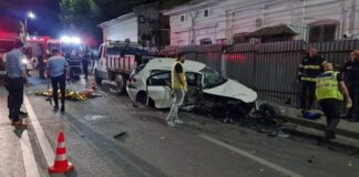 Accident cu patru morți la miezul nopții în Păcurari. Muncitorii de la Citadin au fost striviți de o șoferiță beată