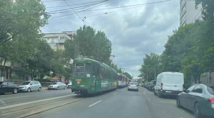 Un tramvai defect a blocat circulația în cartierul Alexandru cel Bun. Trafic aglomerat în zonă