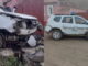 Un bărbat beat și fără permis a furat o mașină a Poliției Locale și a făcut-o praf