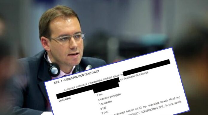 Contract desecretizat. Fost ministru ieșean, chiriaș de lux la stat într-un apartament de 170 metri pătrați. Datorii de 15.000 de euro la întreținere
