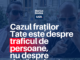 Cazul fraților Tate este despre traficul de persoane, nu despre două vedete!