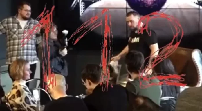 Momentul exploziei din Sankt Petersburg în care bloggerul Vladlen Tatarski a fost ucis VIDEO