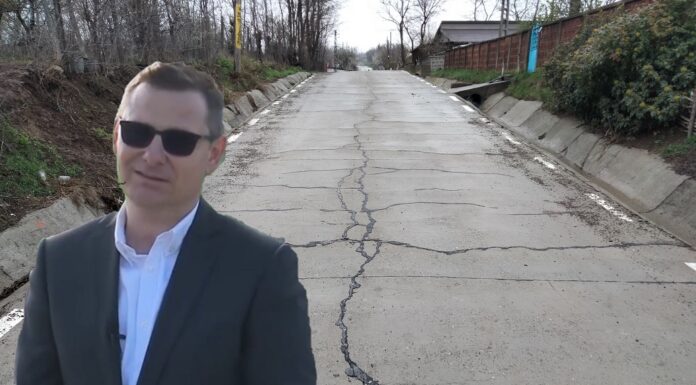 Soțul subprefectei PNL cere bani pentru un drum care s-a crăpat înainte de a fi dat în folosință. ISC: „Lucrările prezintă vicii care nu pot fi înlăturate”