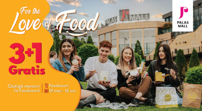 La trei mese savurate în foodcourt-ul Palas, facem cinste cu a patra!