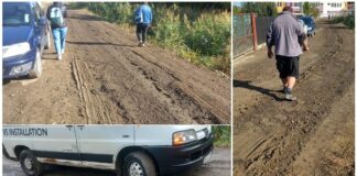 Iași, orașul în care copiii merg la școală în cizme de cauciuc din cauza noroaielor. Stradă distrusă de o firmă care a abandonat lucrările