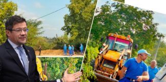 FLAGRANT! ApaVital a tras rețeaua de canalizare până la domeniul lui Alexe de la Bârnova. Societatea de apă-canal este deținută de Consiliul Județean