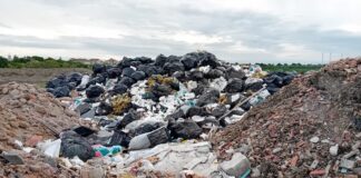 Marea de gunoaie de la Podu Iloaiei. Primarul a închis târgul orașului și l-a transformat în depozit ilegal de deșeuri