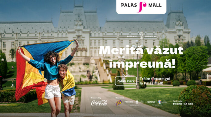 Merită văzut împreună! Trăiește emoția competiției și vino pe esplanada Palas pentru a susține naționala României la Euro 2024!