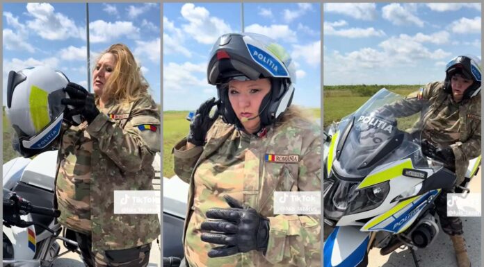 VIDEO Diana Șoșoacă l-a nenorocit: Polițistul care i-a împrumutat motocicleta de muncă a fost dat afară