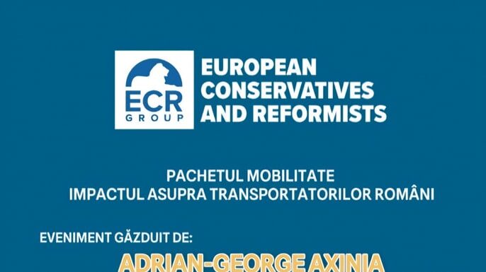 Deputatul AUR Marius Ostaficiuc, prezent la o dezbatere privind viitorul transportatorilor români (P)