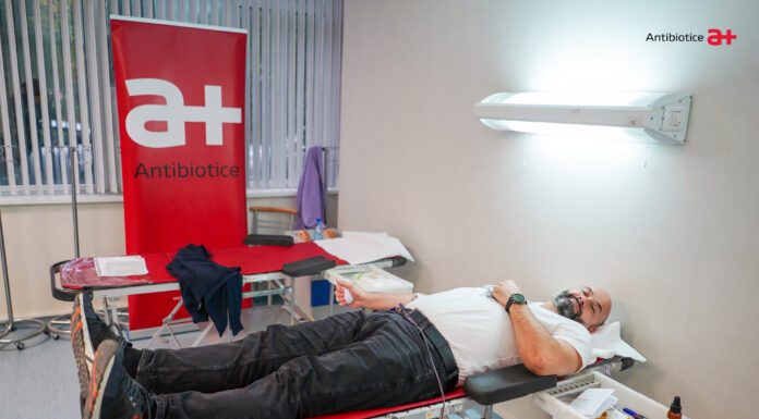 Campania “Donează sânge! Pune suflet pentru viață!” salvează 270 de vieți. A 26-a ediție a campaniei de donare de sânge la Antibiotice Iași