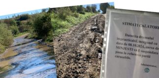 Iași, 2024: drum distrus, microbuzele nu mai transportă persoane. Oamenii înoată kilometri prin noroaie