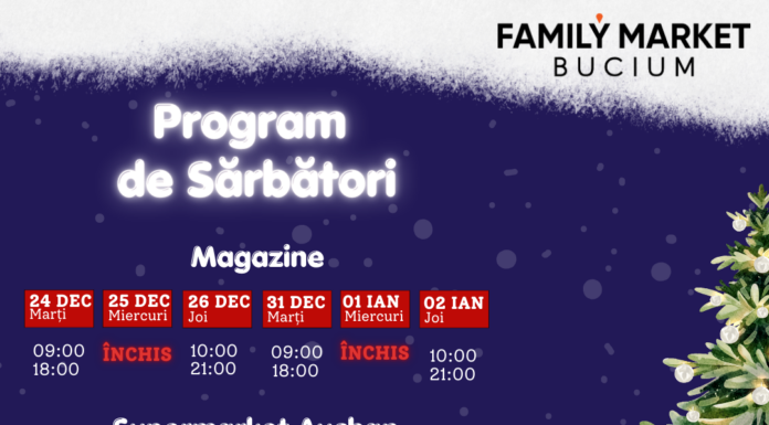 Program special de Crăciun și Revelion în proiectele IULIUS: patinoarul Palas Ice şi Cinema City din Iulius Mall, deschise în fiecare zi