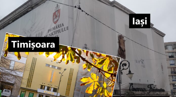 Timișoara a refăcut trei cinematografe în doi ani. La Iași, licitația pentru Tineretului a căzut, iar finanțarea pentru Republica este blocată