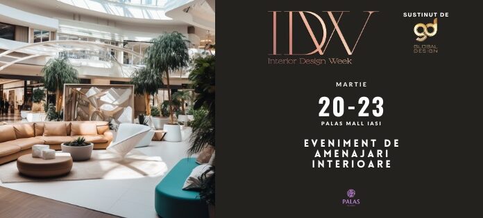 Interior Design Week revine la Palas Iași cu patru zile de inovație și inspirație în amenajările interioare