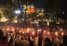 GALERIE FOTO Peste 25.000 de credincioși au participat la procesiunea Calea Sfinților. Centrul Iașului a fost arhiplin