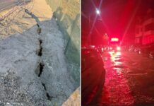 O stradă din Hlincea s-a surpat, gazul a fost întrerupt și a intervenit ISU. Zeci de case afectate de șantierul unui dezvoltator