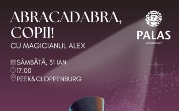 Spectacol de magie, expoziție de tarantule și distracție în familie, în acest weekend la Palas