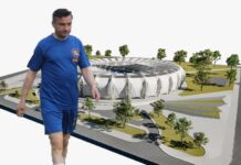Timișoara joacă pe teren, Iașul pe hârtie: stadionul lui Chirica a rămas la nivel de machetă