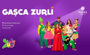 Spectacol gratuit susținut de Gașca Zurli, la Palas Iași, în acest weekend