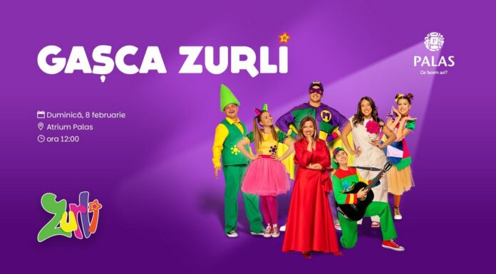 Spectacol gratuit susținut de Gașca Zurli, la Palas Iași, în acest weekend