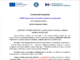 Comunicat de presă: ANUNȚ FINALIZARE PROIECT – „CREȘTEREA EFICIENȚEI ENERGETICE LA ȘCOALA DIN SAT HOLBOCA, COMUNA HOLBOCA, JUDEȚUL IAȘI”