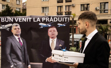 Momentul prăduirii. Manifest anti-PSD la Iași.