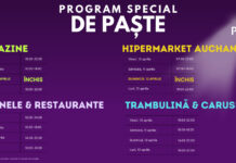 Program special de Paște în proiectele IULIUS: trambulina și caruselul din Palas, dar și Cinema City din Iulius Mall, deschise în fiecare zi