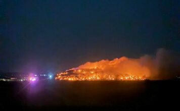 Incendiu puternic la groapa de gunoi din Țuțora. A fost emis mesaj RO-Alert