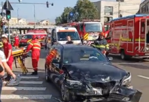 VIDEO Accident grav pe bulevardul Nicolae Iorga. Cinci victime, dintre care trei copii sub 5 ani