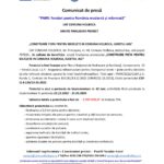 Comunicat de presă: “PNRR: Fonduri pentru România modernă și reformată”