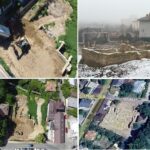 VIDEO Mafia Imobiliară în acțiune: monument istoric, îngropat și distrus de utilaje cu autorizație „în regim de urgență”. Beneficiar, cumătrul de la AUR al primarului