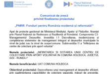Comunicat de presă privind finalizarea proiectului: „PNRR: Fonduri pentru România modernă și reformată!” (P)