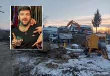 Poluare devastatoare în CUG pe terenul milionarului Bogdan Gheorghiu. Afaceristul dă vina pe oamenii străzii deși Garda de Mediu a surprins utilaje în flagrant și l-a amendat pe afacerist cu 10.000 de euro