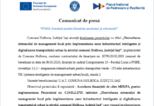 Comunicat de presă: “PNRR: Fonduri pentru România modernă și reformată!” (P)