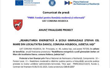 Comunicat de presă: “PNRR: Fonduri pentru România modernă și reformată” (P)
