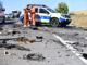 FOTO, VIDEO Accident groaznic la Lețcani! Un bărbat a murit după ce o camionetă s-a răsturnat peste mașina sa