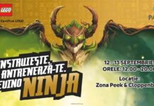 Universul LEGO® NINJAGO prinde viață la Palas. Două zile de aventură, creativitate și distracție pentru întreaga familie