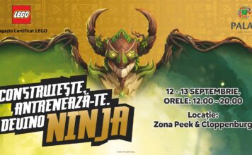 Universul LEGO® NINJAGO prinde viață la Palas. Două zile de aventură, creativitate și distracție pentru întreaga familie